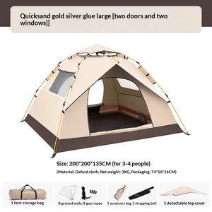 Carpa <span class=keywords><strong>de</strong></span> Camping <span class=keywords><strong>de</strong></span> Alta Calidad <span class=keywords><strong>de</strong></span> Doble Capa para <span class=keywords><strong>las</strong></span> Cuatro Estaciones, Impermeable, <span class=keywords><strong>de</strong></span> Apertura Rápida, Fácil <span class=keywords><strong>de</strong></span> Guardar, Automática, para Viajes, <span class=keywords><strong>Playa</strong></span> y Aire Libre - Product Image 3