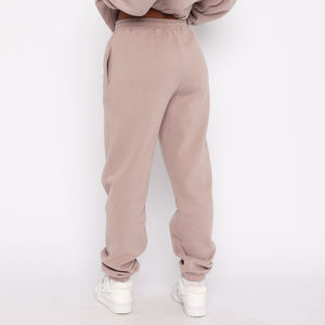 Pantaloni della tuta Vintage in pile in <span class=keywords><strong>cotone</strong></span> Jogger con Logo personalizzato di fabbrica stampa Streetwear - Product Image 3