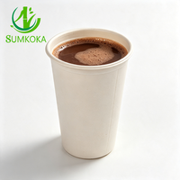 SUMKOKA Gobelets jetables biodégradables et compostables en bagasse de canne à sucre pour boissons chaudes, 8oz 12oz 16oz, directement de l'usine