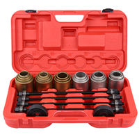 Kit Universal de Extractores de Cojinetes de 20 Piezas, Herramienta de Extracción e Instalación de Bujes, Forjado en Cálido y Tratado Térmicamente, Color Negro
