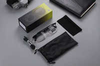 Lunettes Intelligentes au Design Intemporel avec Verres Photochromiques pour Protection UV, Musique, Appels, Assistant Vocal et Traduction