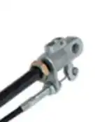 Vérin à gaz cylindrique en acier verrouillable en usine avec capacité de charge de 44 lb pour mobilier hospitalier