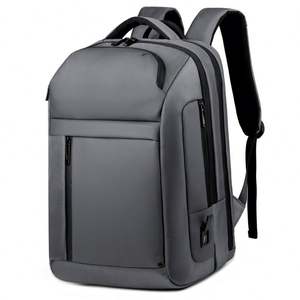 Sac à dos pour ordinateur portable de style anglais exécutif, imperméable, en nylon 1680D, avec USB, élégant, grand sac à dos antivol pour la journée - Product Image 2