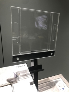 Custom Modern Black Silver Chromed Iron Aluminum Alloy A4 Folding Display Rack Magazine Poster Stand <strong>Book</strong> Shelf - Product Image 3
