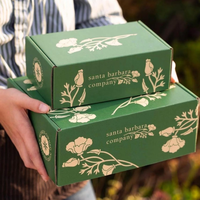 Boîte d'expédition en carton ondulé personnalisée avec impression recto-verso pour l'emballage de cadeaux, de produits de beauté, de vêtements et de produits de marque