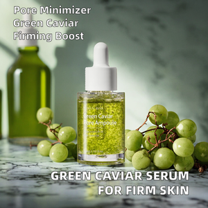 Lance OEM ODM Organic Hyaluronic Acid Niacinamide Green Caviar <b>Serum</b> Pore Minimizer Firming <b>Face</b> & Neck Care Vegan Skincare - Product Image 2