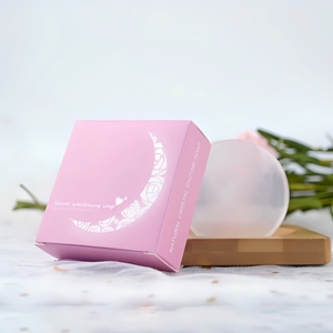 <span class=keywords><strong>Savon</strong></span> nettoyant doux hydratant et blanchissant aux enzymes de cristal Yoni 60g pour les zones intimes des femmes, fait main, transparent, pour le bain - Product Image 6