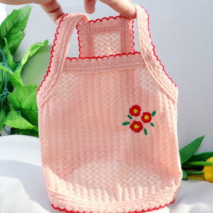 Chaleco Fino de Verano con Diseño de Dibujos Animados para Perros Pequeños (Bichón, Teddy, <span class=keywords><strong>Yorkshire</strong></span>, Pomerania, Poodle) y Gatos - Ropa General para Mascotas al por Mayor - Product Image 4