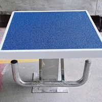 Banc de départ standard pour piscine, plateforme de saut pour entraînement compétitif, plateforme de départ fixe pour natatorium