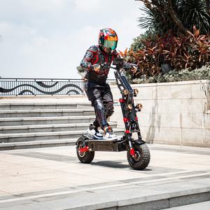 X7 5000W/10000W Trottinette électrique 100 km/h Vitesse Roues de 14 pouces Tout-terrain Double propulsion avec siège - Product Image 5