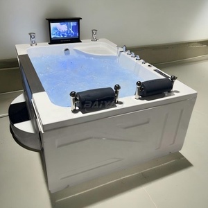 Jacuzzi Acrílico de <span class=keywords><strong>Precio</strong></span> de Fábrica para 2 Personas, Bañera de Hidromasaje Interior con Jets de Hidromasaje y Panel de Control LED - Product Image 5
