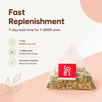 Sachets de thé Yerba Mate en forme de pyramide, boisson à base de plantes, thé botanique traditionnel sud-américain, traitement à chaud par infusion, 3g*30 sachets par paquet
