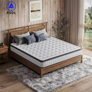 Nệm đặt hàng trực tuyến matelas 8-12 inch vải Vua Kích thước Latex Bonnell Túi mùa xuân lai Gel Bộ nhớ bọt nệm - Product Image 2