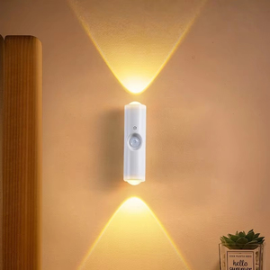 Lámpara Nocturna Magnética Inalámbrica Recargable por USB con Sensor de Movimiento, Lámpara LED para Gabinete, Sensor de Cuerpo Humano, <span class=keywords><strong>Luz</strong></span> para Escaleras, Lámparas de Pared - Product Image 5