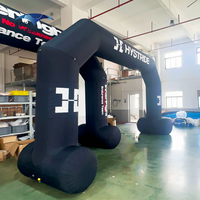 Arches gonflables personnalisées pour la ligne de départ et d'arrivée des courses, arche gonflable en TPU scellée à l'air pour les marathons, les courses cyclistes, les entrées de festivals