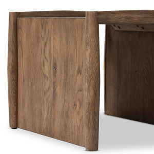 Wooden Side Table Luxury Solid Timber End Table Handmade Bedside Furniture Rustic Modern Design for Home Interior and Commercial - Product Image 6
