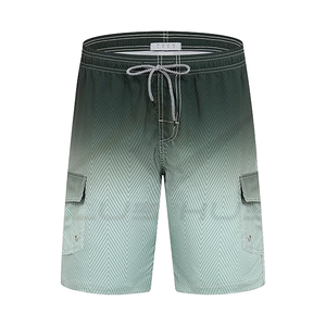 Wholesale Custom 4-Way Stretch Waterproof Boardshorts <b>Men</b> Quick Dry Mid-Waist Swim <b>Trunks</b> Plain Dyed Surf <b>Mens</b> Shorts - Product Image 1