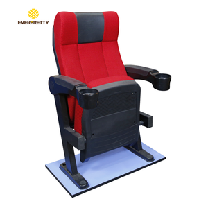 Chaise d'auditorium ergonomique pliable et rembourrée à dossier haut avec tablette d'écriture pour étudiant, idéale pour <span class=keywords><strong>les</strong></span> cinémas et théâtres scolaires modernes - Product Image 5