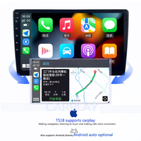 Radio para Auto TS18 4G SIM de 9 Pulgadas con USB, CarPlay y Android, Radio Universal de 10 Pulgadas 2DIN, Reproductor de DVD para Auto