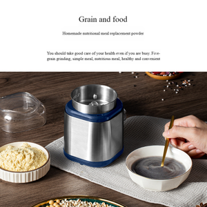 Moulin électrique compact en acier inoxydable pour grains, café, tofu séché, épices et herbes – Vente en gros - Product Image 5