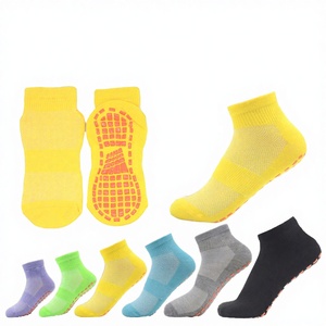 Chaussettes de yoga antidérapantes, longueur cheville, maille respirante, semelle antidérapante pour adultes, vêtements de sport d'été, plusieurs couleurs disponibles - Product Image 2