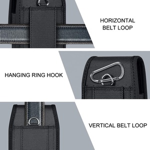 Xách tay không thấm nước Eva Nylon Bao da trường hợp vành đai Clip PVC PC da túi phong cách điện thoại di động Bìa du luynh-tuân thủ iPhone ngoài trời - Product Image 4