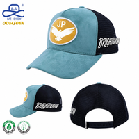 Gorras Trucker Personalizadas con Diseño de Bloques de Color, Parche de Logotipo en Gamuza Suave Premium y Malla Trasera, para Uso Casual al Aire Libre Unisex