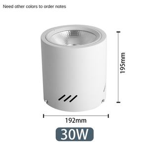 Plafonnier LED 35W IP44 monté en surface rond en aluminium moulé sous pression COB plafonnier alimentation ca - Product Image 3