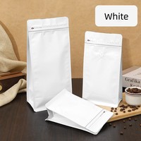 Sachet plat à fond carré personnalisé avec logo, 500g, fermeture éclair, valve d'air, étanche à l'eau et à l'humidité, pour grains de café et lait pour animaux de compagnie, vente en gros