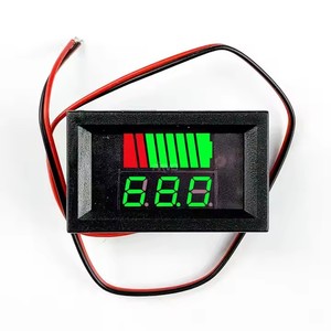 Indicador de nivel de carga de batería de coche YXW 12V 24V 36V 48V 60V 72V medidor de capacidad de batería de litio 0,56 LED probador de voltímetro Digital - Product Image 1