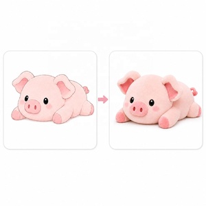 ตุ๊กตา<span class=keywords><strong>หมู</strong></span>สีชมพูสั่งทำจากโรงงานโดยตรง ของเล่นตุ๊กตาสัตว์นุ่มนิ่ม หมอนตุ๊กตาน่ารักสำหรับเด็ก ของขวัญ รับผลิตแบบ OEM ODM ขายส่ง - Product Image 1