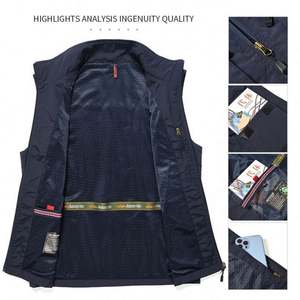Gilet de pêcheur multi-poches pour la pêche, la randonnée, le journalisme, la photographie, le camping, le safari - Product Image 2