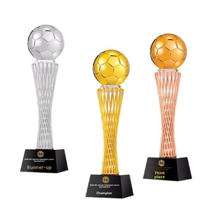 Trophée de football en cristal pour la Journée des sports scolaires, pour le meilleur buteur, le <span class=keywords><strong>gardien</strong></span> de but, la paire de gants de <span class=keywords><strong>gardien</strong></span> de but, emballage en boîte cadeau de Chine - Product Image 5