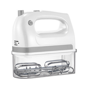 Batteur à œufs électrique Canxin CX-6661, portatif, 5 vitesses, pour fouetter la crème, blanc, norme européenne - Product Image 1