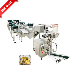 Automatic Fastener Fittings Assembly Sorting Packing Machine For Screw
