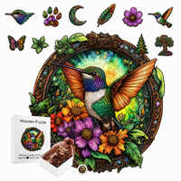 Boîte de puzzle en bois éducatif à faire soi-même - Puzzle 3D découpé au laser personnalisable, casse-tête pour enfants et adultes, cadeau unisexe