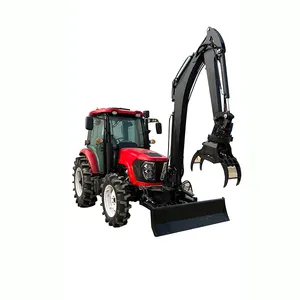 Nouveau produit mini 40HP 50HP 60HP 70 HP 80 HP 90 HP 100HP 120HP 4x4 Tracteurs agricoles à roues motrices