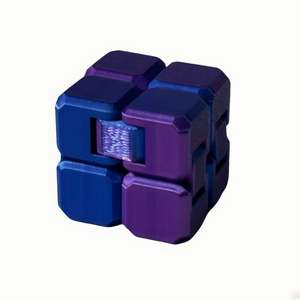 Blue <strong>Rubics</strong> <strong>Cube</strong> Custom Stress Relief Toy - Product Image 5