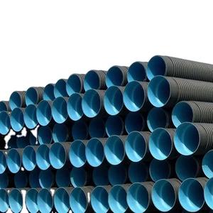 China fabrica HDPE doble pared corrugado PE tubería sistema de alcantarillado ciudad drenaje tubería - Product Image 5