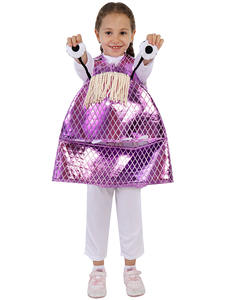 Costume d'Halloween Boo Deluxe de haute qualité de <span class=keywords><strong>Monster</strong></span> Inc. pour les tout-petits, les enfants, les costumes unisexes, les robes, le haut - Product Image 4