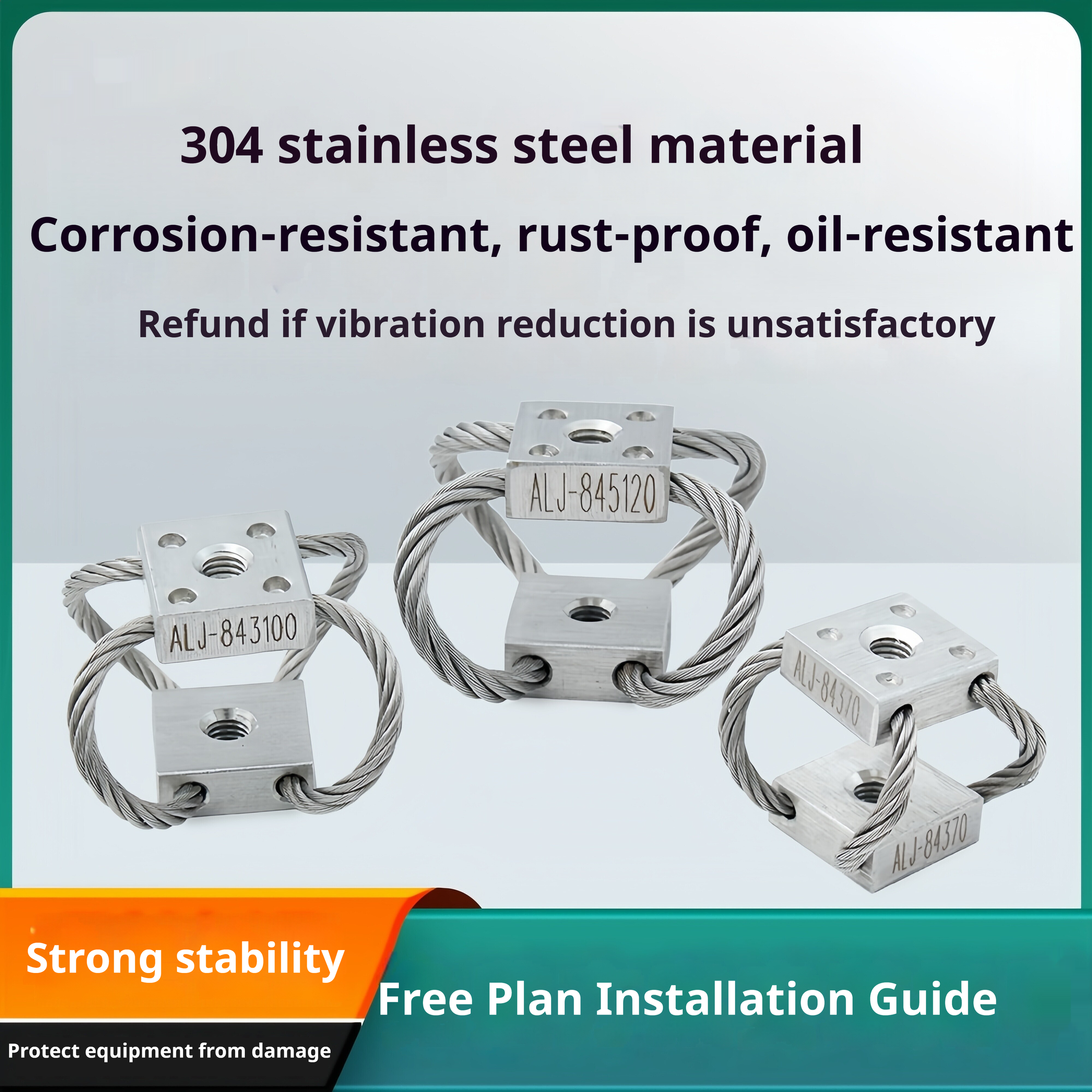 Hot Sale Stainless Steel UAV <strong>Camera</strong> <strong>Vibration</strong> <strong>Isolator</strong> <strong>Mount</strong> ALJ-84 Series Aerial Photography Stabilizer Wire Rope Damper