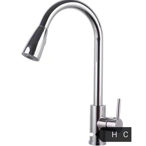 Кухонный смеситель из нержавеющей стали, выдвижной кран для раковины - Product Image 1