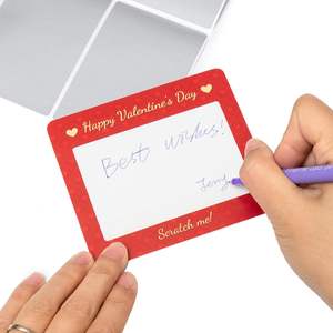 Cartes à gratter rétro pour enfants, Saint-Valentin, créez vos propres cartes-cadeaux d'échange pour la Saint-Valentin, cadeaux de fête - Product Image 3