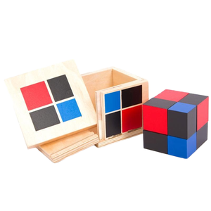Nuevo Cubo Trinomial de Madera Montessori para Niños, Juego Educativo, Material Didáctico, Juguetes de Aprendizaje para Niños de 5 a 7 Años - Product Image 2
