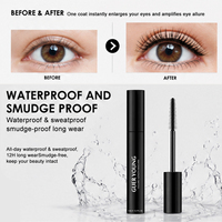 Mascara bleu Halloween, formule végane en gros, mascara naturel avec sérum stimulant la croissance des cils, waterproof, sans allergènes