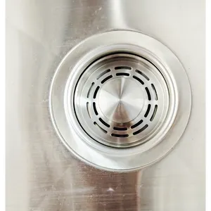 Stainless Steel Kitchen Sink Cover Strainer Basket Food Waste Filter Screw Sink Stopper Wastkit Cremic Sink Drainer
