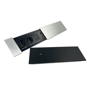 Office Suitable Under Desk Strip With Usb And Type C Recessed Power Socket