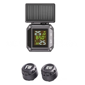 Monitor Tekanan Ban Nirkabel TPMS Sepeda Motor Tenaga Surya untuk Sepeda Motor Skuter Listrik Layar Digital Pintar - Product Image 2