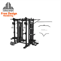 Nouveau design d'équipement de gymnastique Machine Smith multifonctionnelle commerciale Rack d'alimentation Squat multifonctionnel