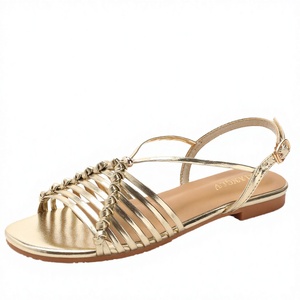 French-style Retro Platform Flat Round-toe Bow Detail Light Weight Fashion Trend Outdoor Sandals with Openwork Design for Summer - Product Image 3